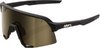 Brille 100% S3 Soft Tact black-Soft gold mirror