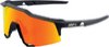 Brille 100% SPEEDCRAFT Tall Soft Tact Black-HiPER Red
