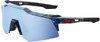 Brille 100% SPEEDCRAFT XS Glases black Holographic - Hiper blue Multilayer Mirror Lens