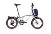 Brompton Electric G-Line Traildust White: Medium