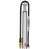 Lezyne Handpumpe Micro Floor Drive HVG Silver 6.2 Bar, ABS Flip, Presta/Schrader, Gauge  Silver