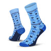Le Patron Cafe Cycliste Socks blue 35-38
